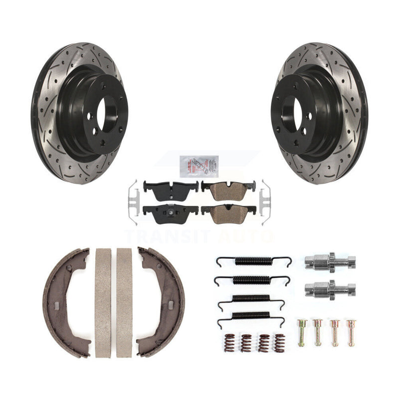 Transit Auto KDA-103574 Disc Brake Kit for 2015 BMW 328i - Rear product image