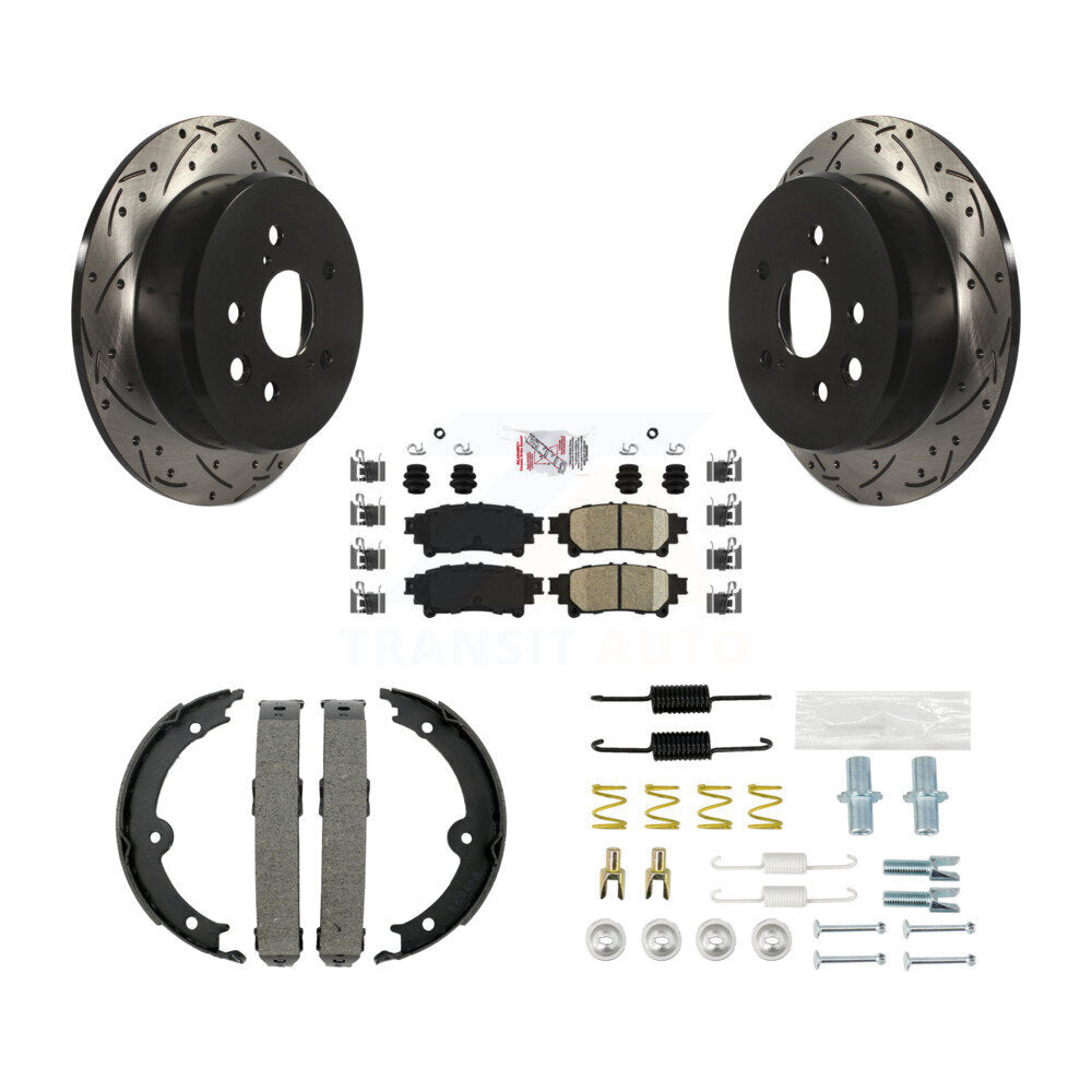 Transit Auto KDA-103582 Disc Brake Kit for 2014-2015 Lexus IS250 - Rear product image