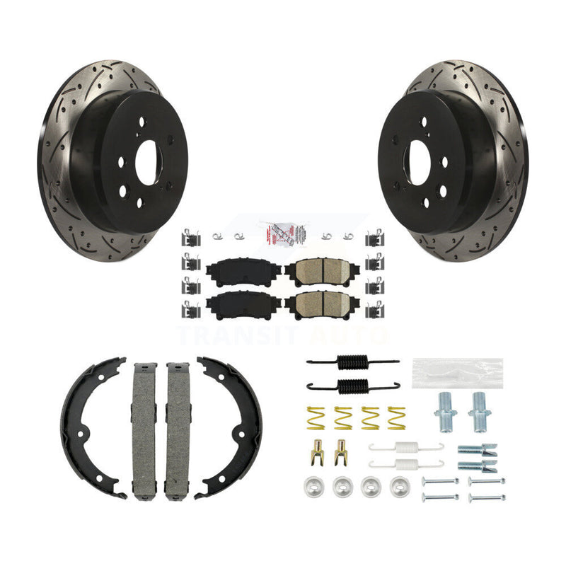Transit Auto KDA-103583 Disc Brake Kit for 2014-2015 Lexus IS250 - Rear product image