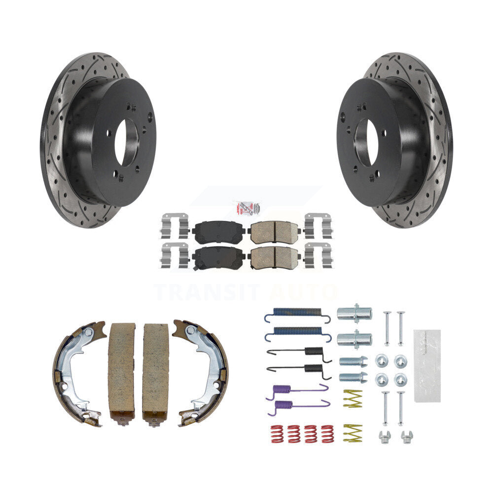 Transit Auto KDA-103585 Disc Brake Kit for 2010-2016 Kia Sportage, Hyundai Tucson - Rear product image