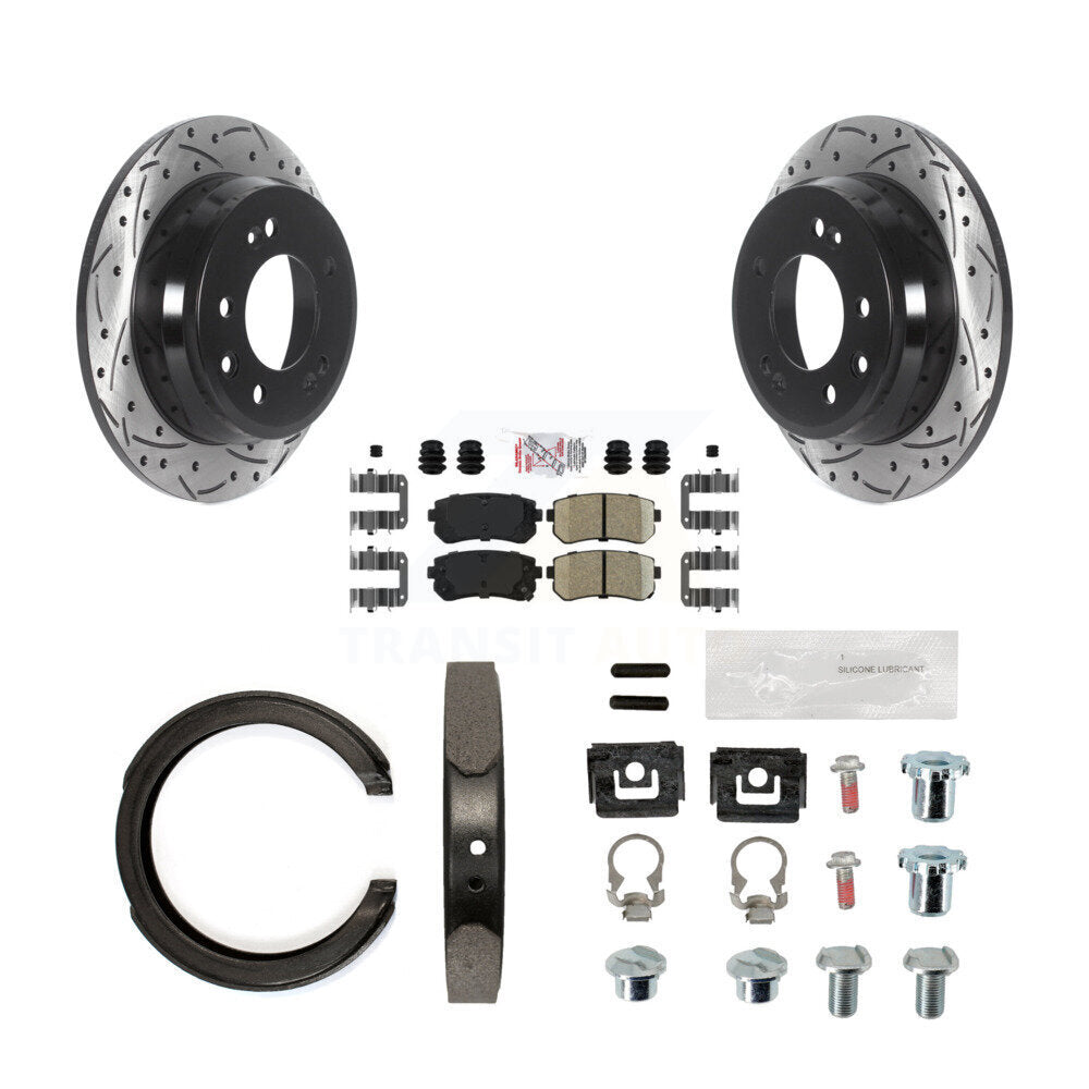 Transit Auto KDA-103588 Disc Brake Kit for 2011-2016 Kia Sportage - Rear product image