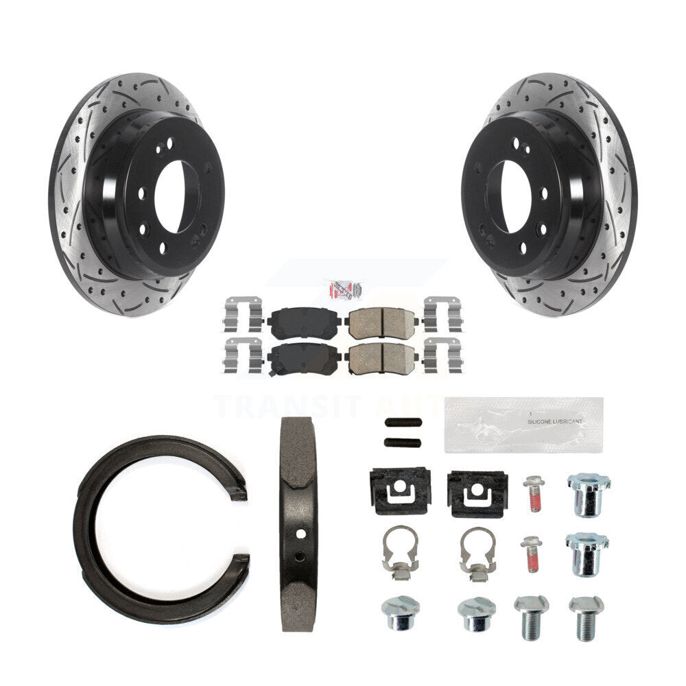 Transit Auto KDA-103589 Disc Brake Kit for 2011-2016 Kia Sportage - Rear product image