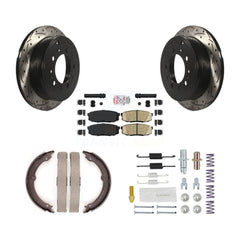 Transit Auto KDA-103591 Disc Brake Kit for 2007-2021 Lexus LX570, Toyota Land Cruiser, Toyota Sequoia & more - Rear product image