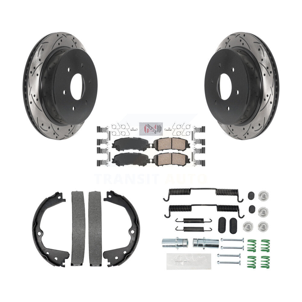 Transit Auto KDA-103592 Disc Brake Kit for 2017-2023 Nissan TITAN - Rear product image