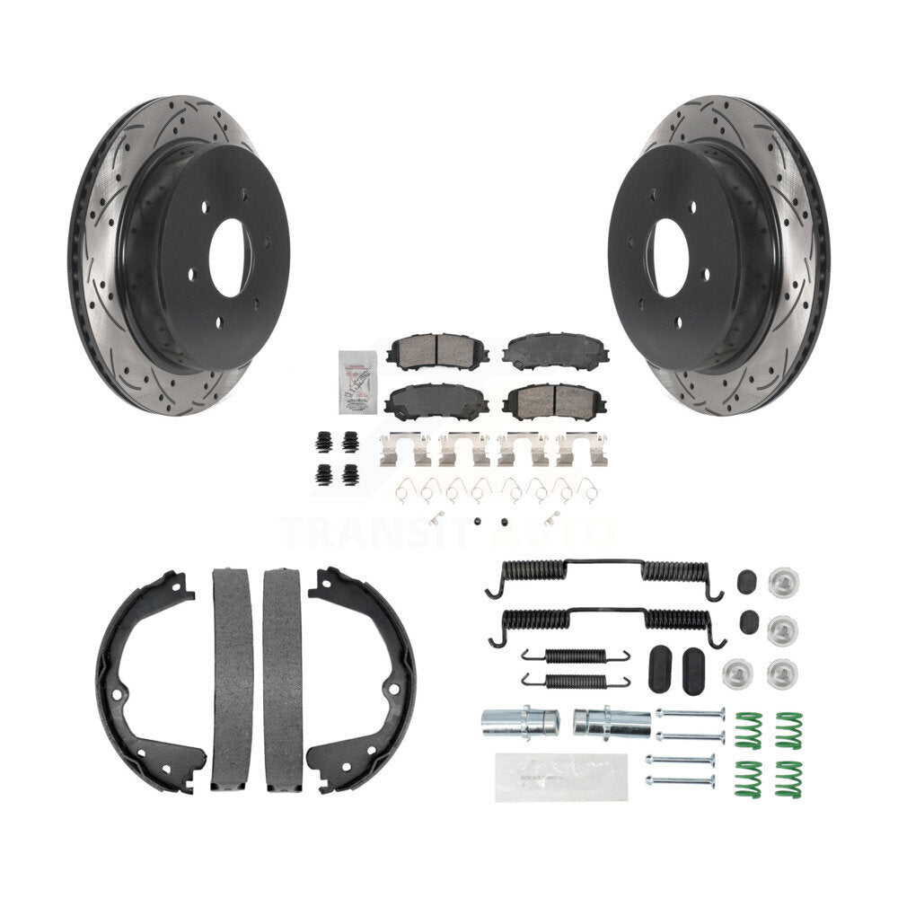 Transit Auto KDA-103593 Disc Brake Kit for 2017-2023 Nissan TITAN - Rear product image