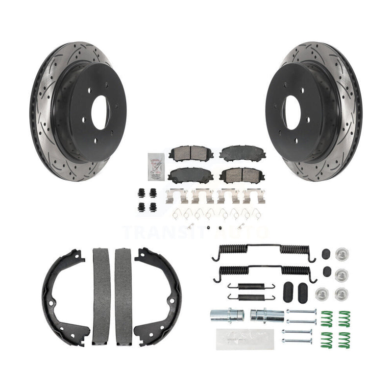 Transit Auto KDA-103593 Disc Brake Kit for 2017-2023 Nissan TITAN - Rear product image