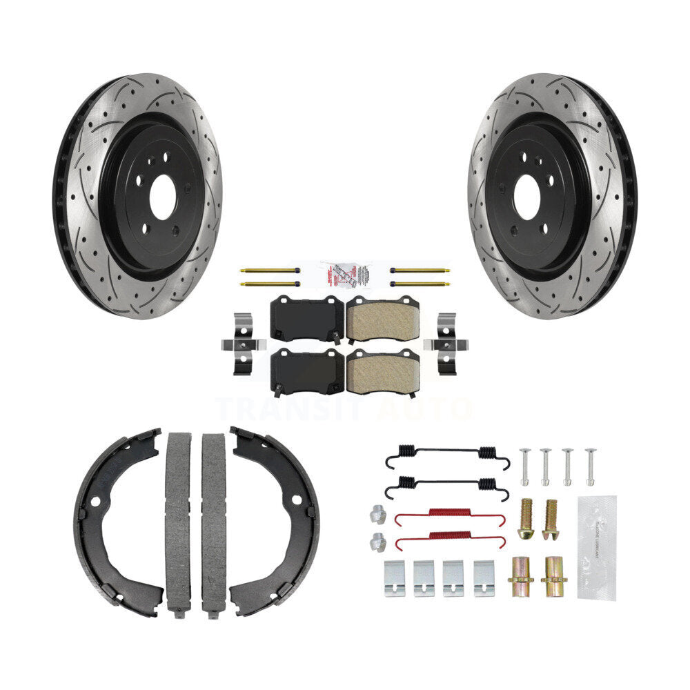 Transit Auto KDA-103595 Disc Brake Kit for 2009-2015 Cadillac CTS, Chevrolet Camaro - Rear product image