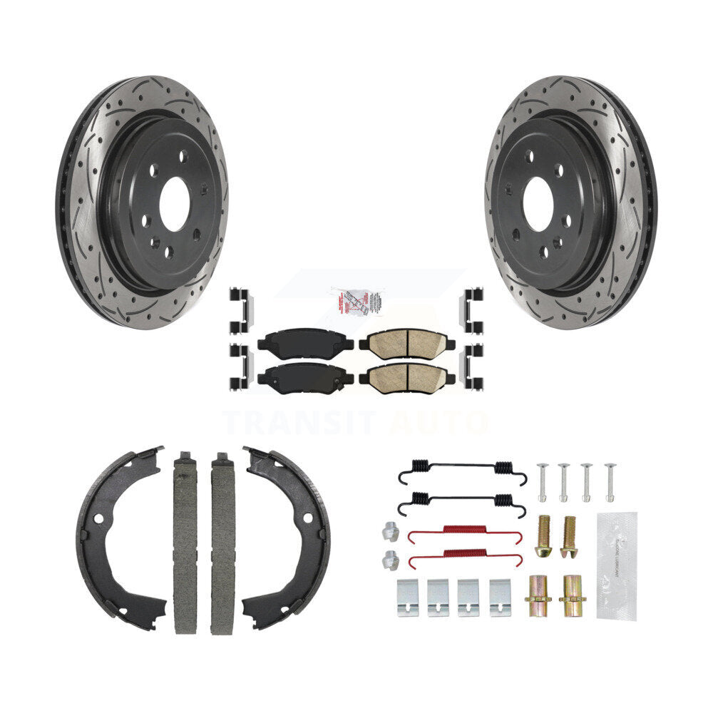 Transit Auto KDA-103596 Disc Brake Kit for 2010-2016 Cadillac SRX - Rear product image