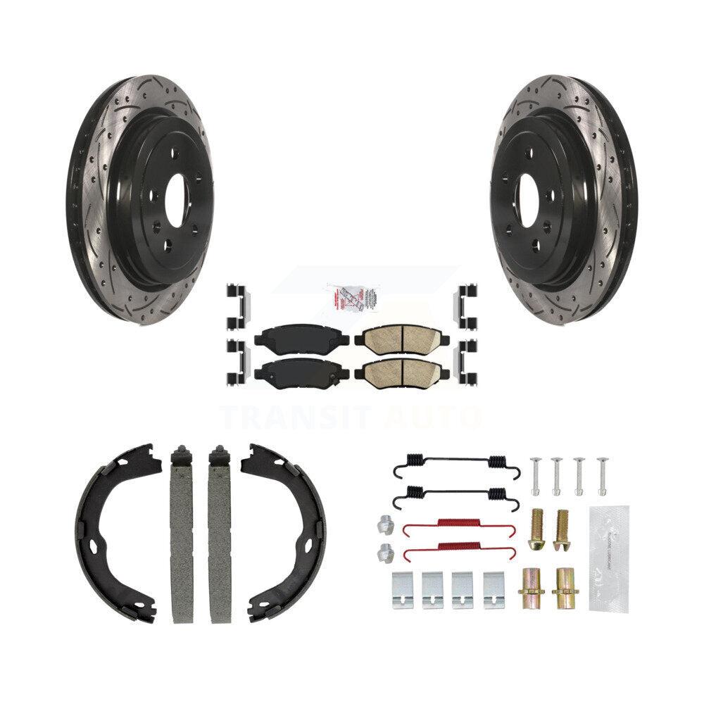 Transit Auto KDA-103597 Disc Brake Kit for 2014 Cadillac CTS - Rear product image