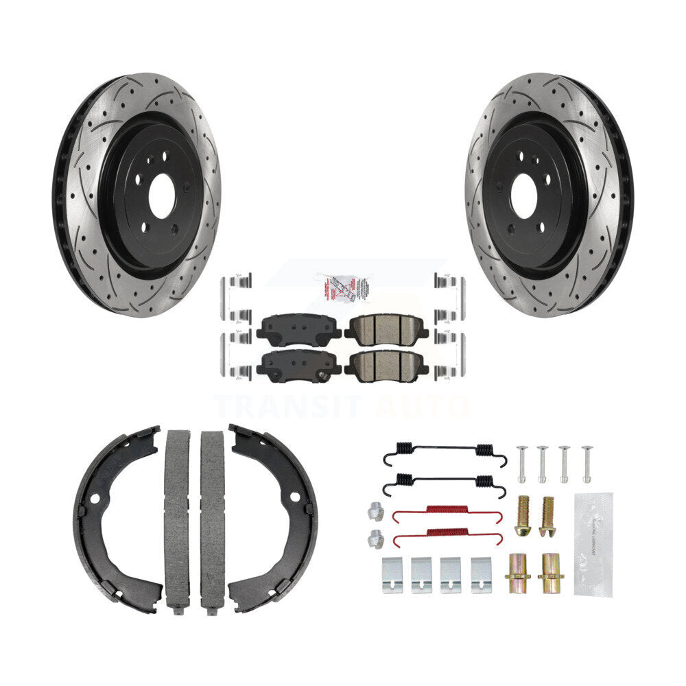 Transit Auto KDA-103598 Disc Brake Kit for 2015 Cadillac CTS - Rear product image