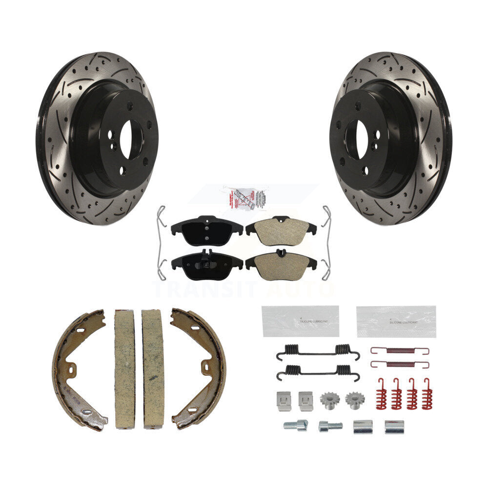 Transit Auto KDA-103603 Disc Brake Kit for 2010-2015 Mercedes-Benz GLK250, Mercedes-Benz GLK350 - Rear product image