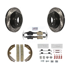 Transit Auto KDA-103604 Disc Brake Kit for 2010-2016 Mercedes-Benz E350, Mercedes-Benz E400, Mercedes-Benz CLS400 - Rear product image