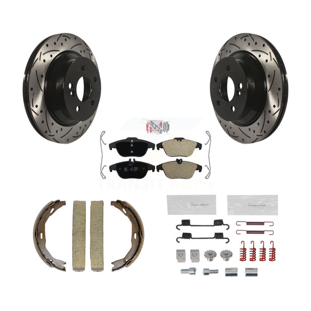 Transit Auto KDA-103606 Disc Brake Kit for 2010-2015 Mercedes-Benz E400, Mercedes-Benz E350 - Rear product image