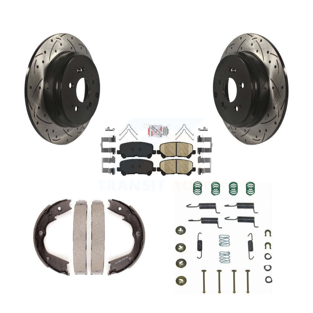 Transit Auto KDA-103612 Disc Brake Kit for 2007-2015 Acura ZDX, Honda Pilot, Acura MDX - Rear product image