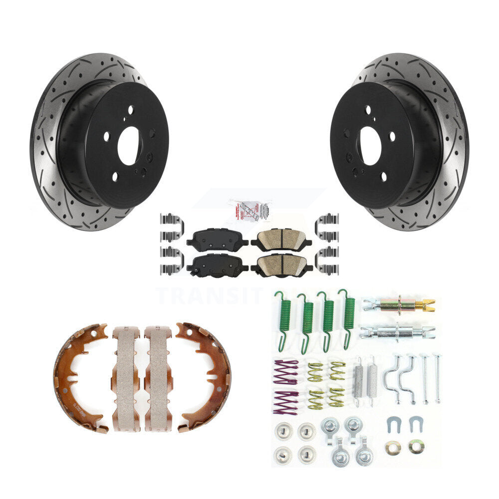 Transit Auto KDA-103615 Disc Brake Kit for 2009-2016 Toyota Venza - Rear product image