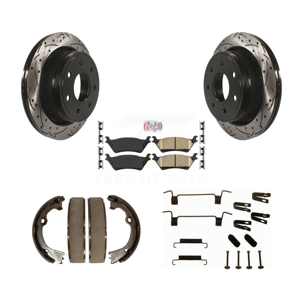 Transit Auto KDA-103622 Disc Brake Kit for 2012-2014 Ford F-150 - Rear product image