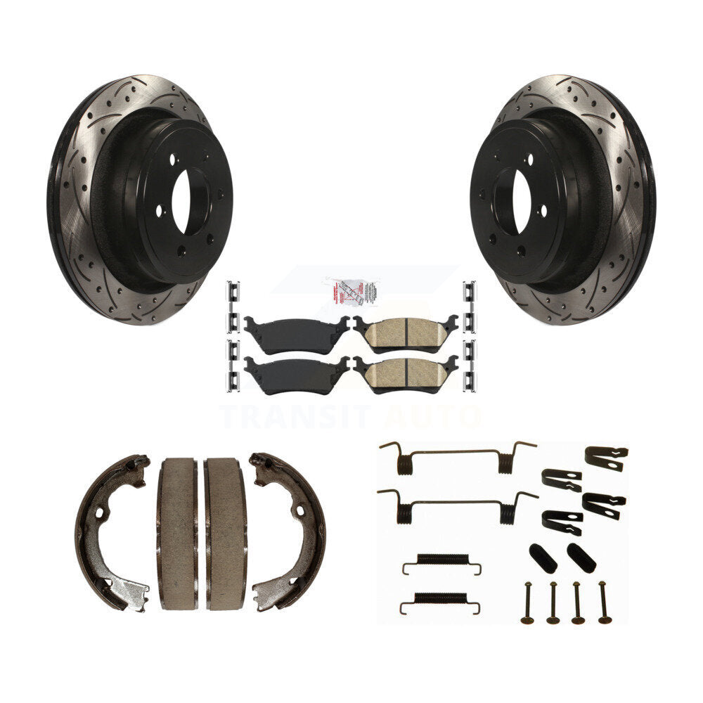 Transit Auto KDA-103625 Disc Brake Kit for 2012-2018 Ford F-150 - Rear product image