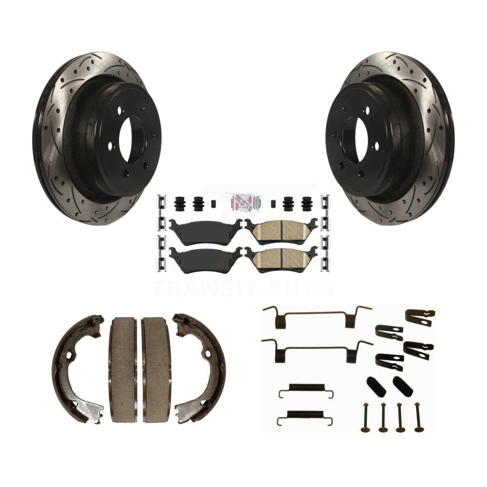 Transit Auto KDA-103626 Disc Brake Kit for 2012-2018 Ford F-150 - Rear product image