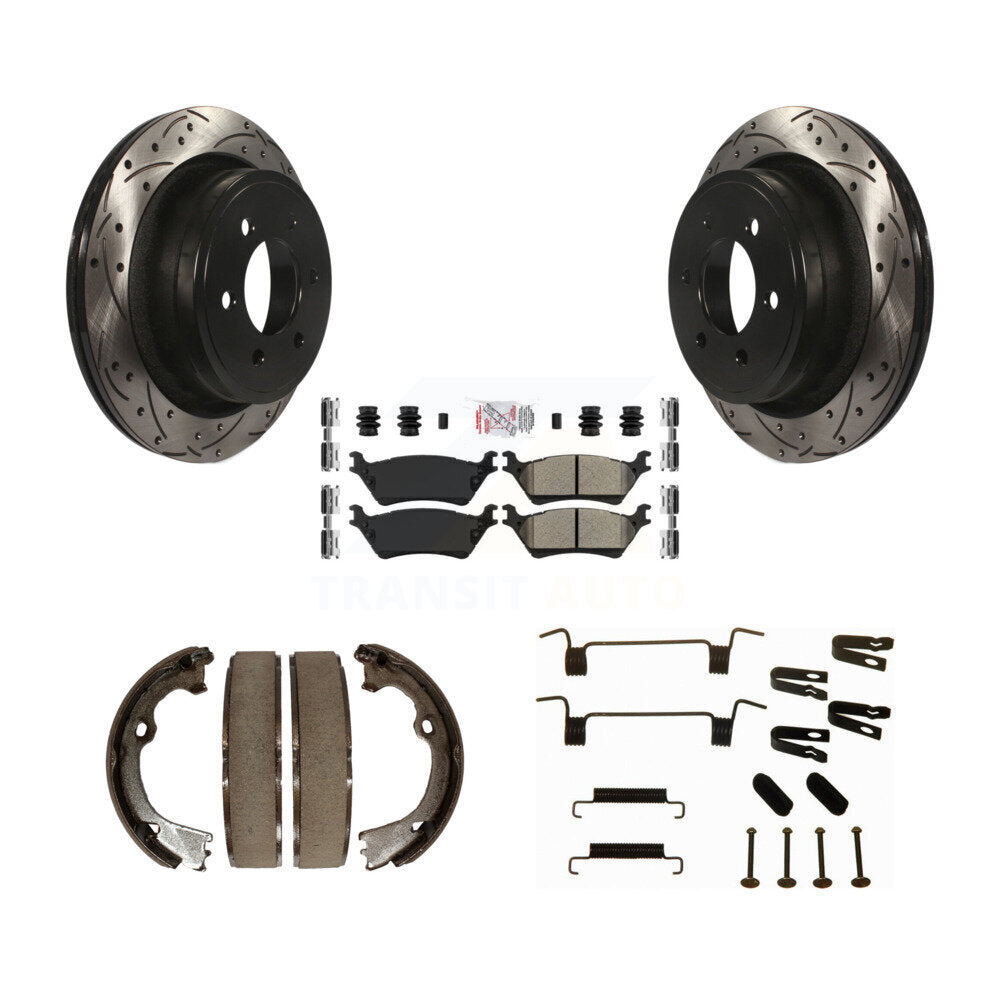 Transit Auto KDA-103627 Disc Brake Kit for 2012-2018 Ford F-150 - Rear product image