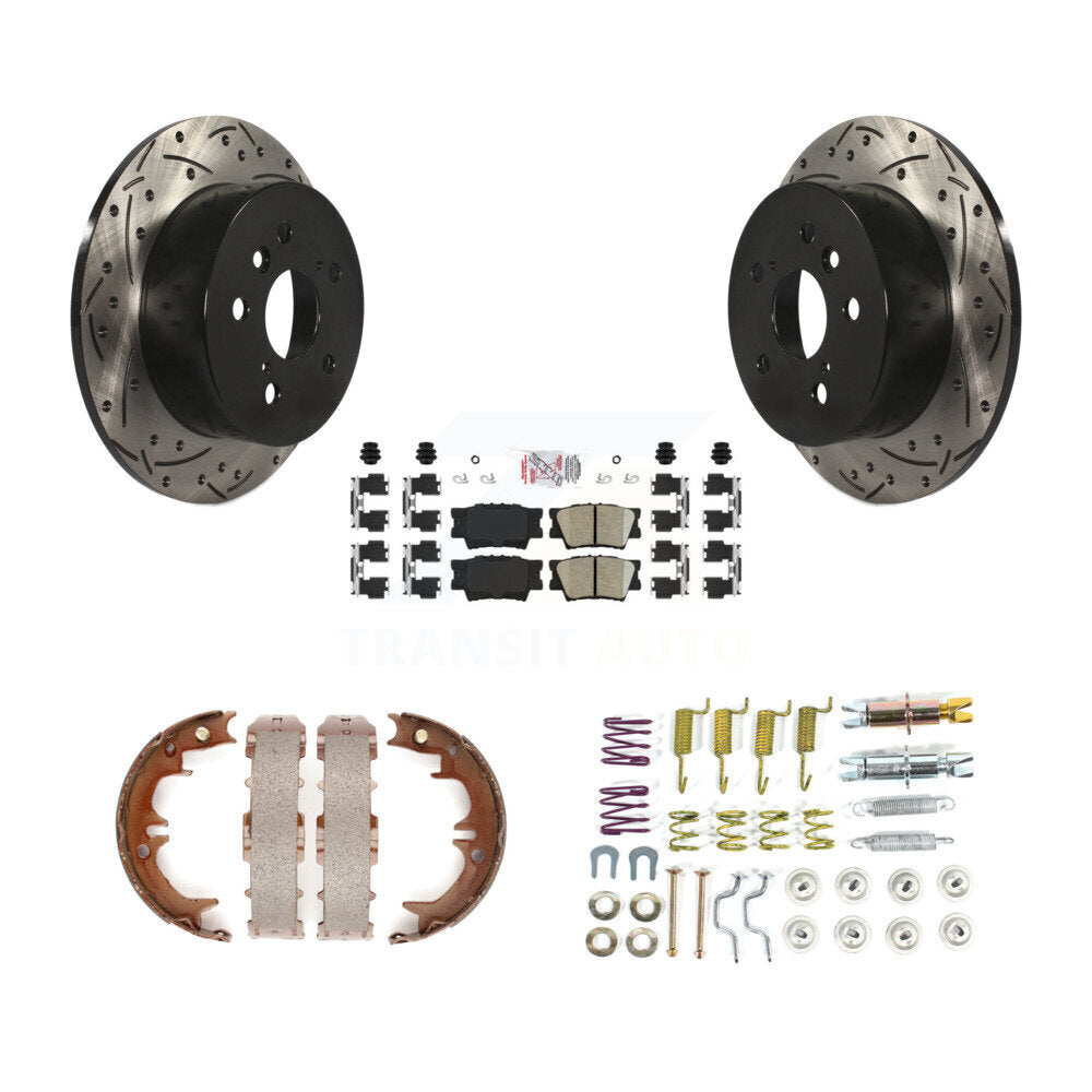 Transit Auto KDA-103636 Disc Brake Kit for 2007-2012 Toyota Avalon, Lexus ES350, Toyota Camry - Rear product image