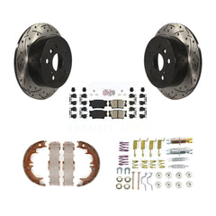 Transit Auto KDA-103636 Disc Brake Kit for 2007-2012 Toyota Avalon, Lexus ES350, Toyota Camry - Rear product image