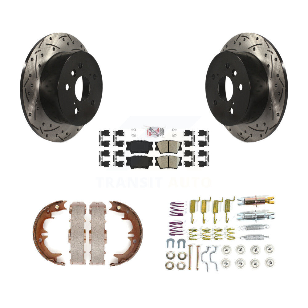 Transit Auto KDA-103637 Disc Brake Kit for 2007-2012 Toyota Avalon, Lexus ES350, Toyota Camry - Rear product image
