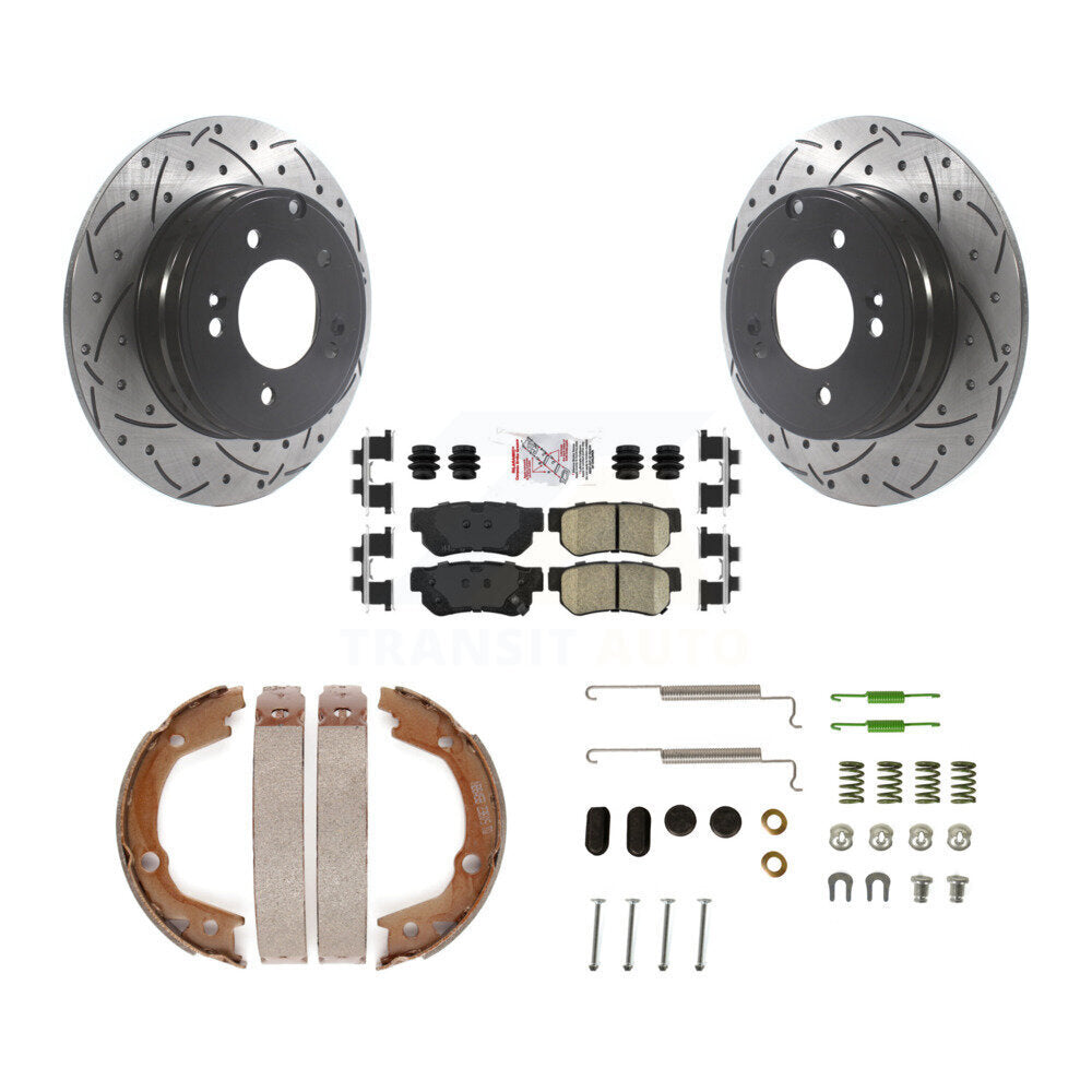 Transit Auto KDA-103638 Disc Brake Kit for 2006-2008 Hyundai Sonata - Rear product image