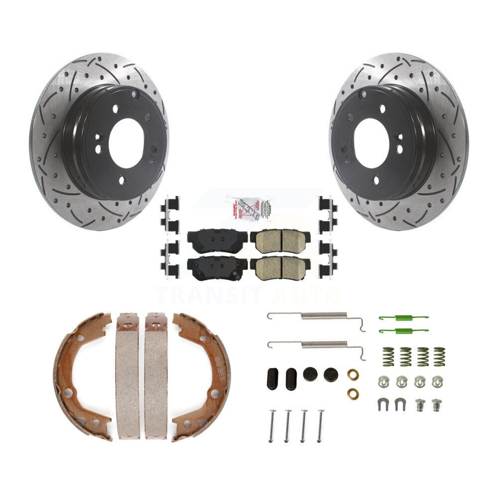 Transit Auto KDA-103639 Disc Brake Kit for 2006-2008 Hyundai Sonata - Rear product image