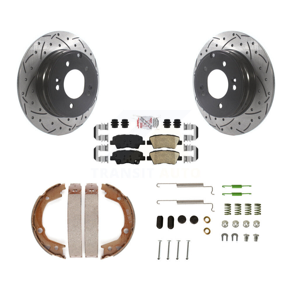 Transit Auto KDA-103641 Disc Brake Kit for 2008-2010 Hyundai Sonata - Rear product image