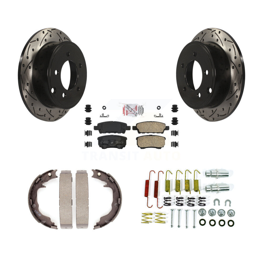 Transit Auto KDA-103642 Disc Brake Kit for 2007-2017 Jeep Compass, Jeep Patriot, Chrysler 200 & more - Rear product image