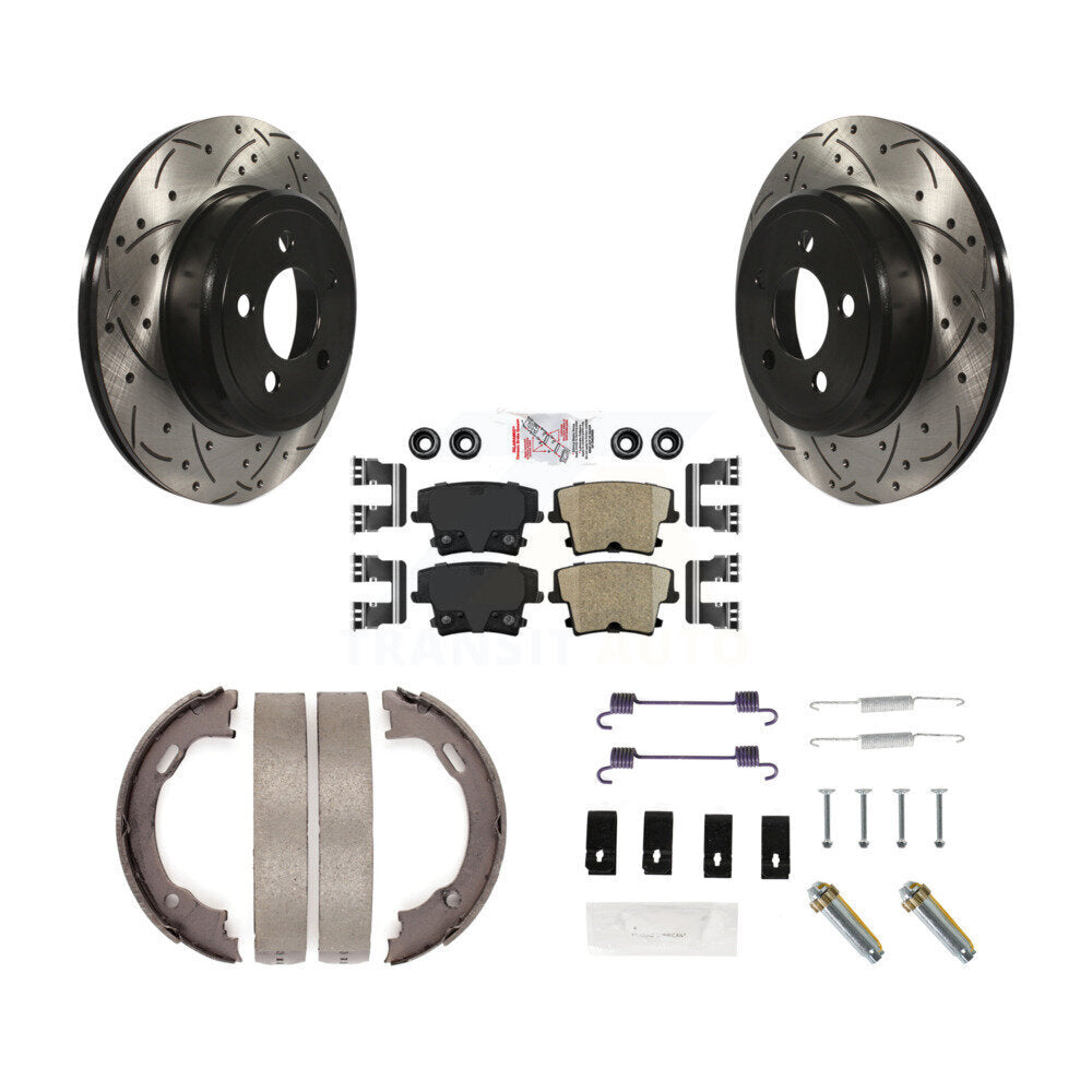 Transit Auto KDA-103652 Disc Brake Kit for 2005-2021 Dodge Charger, Chrysler 300, Dodge Challenger & more - Rear product image