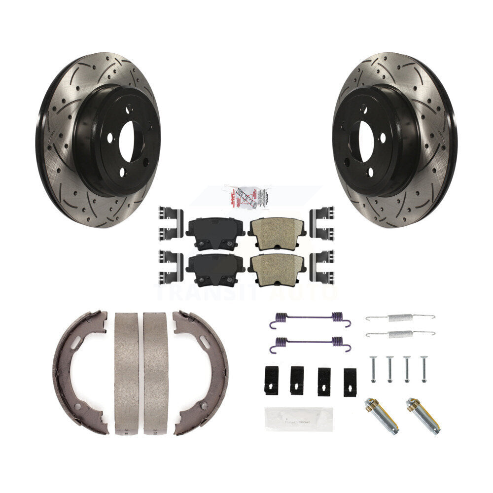 Transit Auto KDA-103653 Disc Brake Kit for 2005-2021 Dodge Charger, Chrysler 300, Dodge Challenger & more - Rear product image