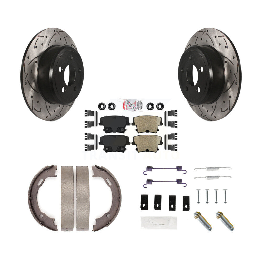 Transit Auto KDA-103654 Disc Brake Kit for 2005-2021 Dodge Charger, Chrysler 300, Dodge Challenger & more - Rear product image