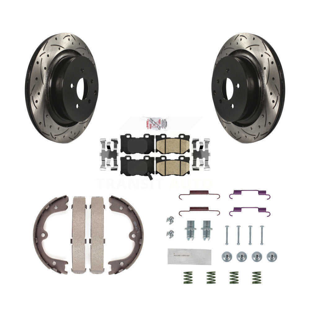 Transit Auto KDA-103661 Disc Brake Kit for 2009-2016 INFINITI Q70, INFINITI Q70L, INFINITI Q50 & more - Rear product image