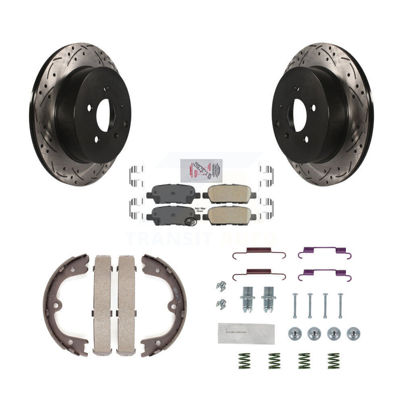 Transit Auto KDA-103662 Disc Brake Kit for 2003-2016 INFINITI Q70, INFINITI Q70L, INFINITI QX70 & more - Rear product image