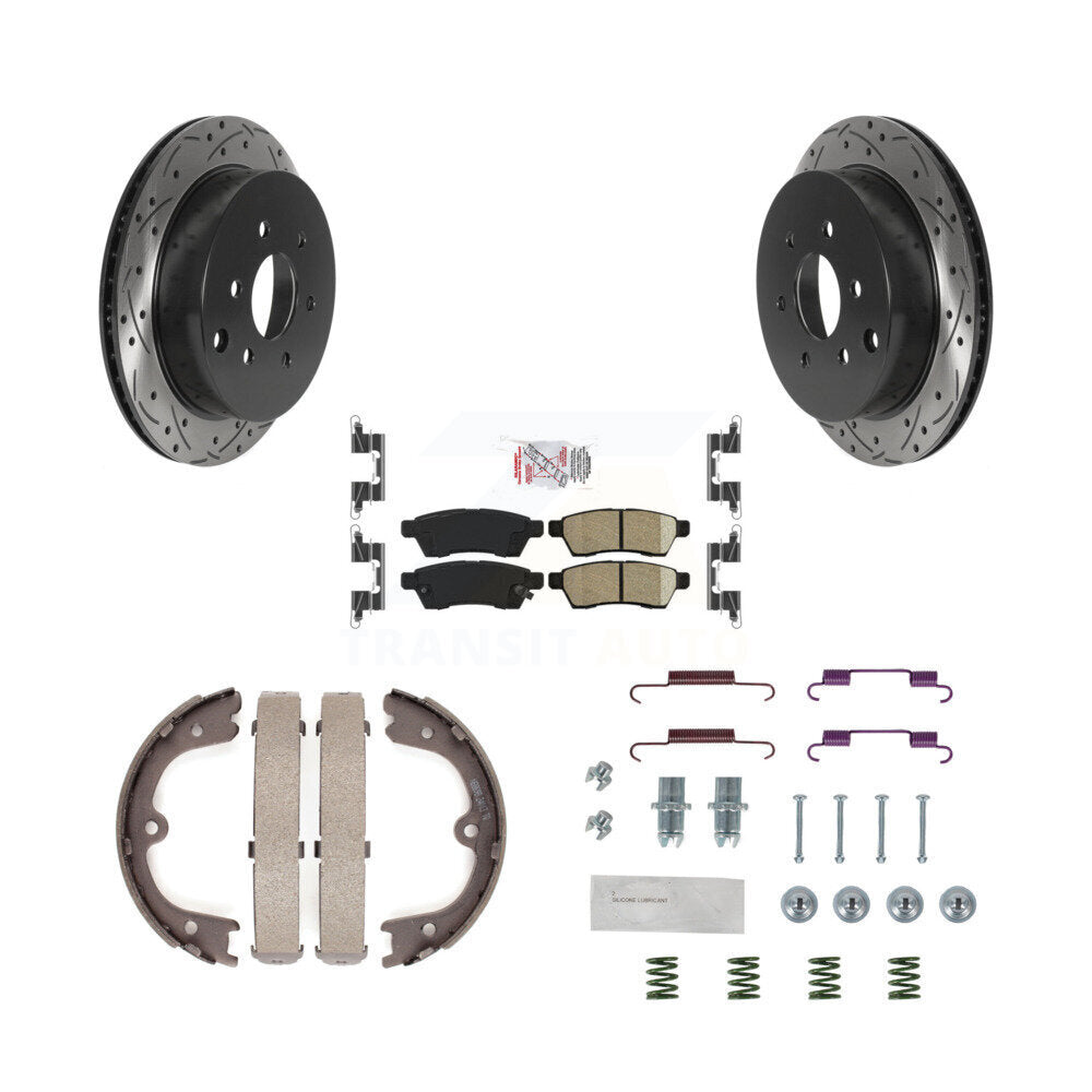 Transit Auto KDA-103667 Disc Brake Kit for 2005-2023 Nissan Xterra, Nissan Frontier - Rear product image