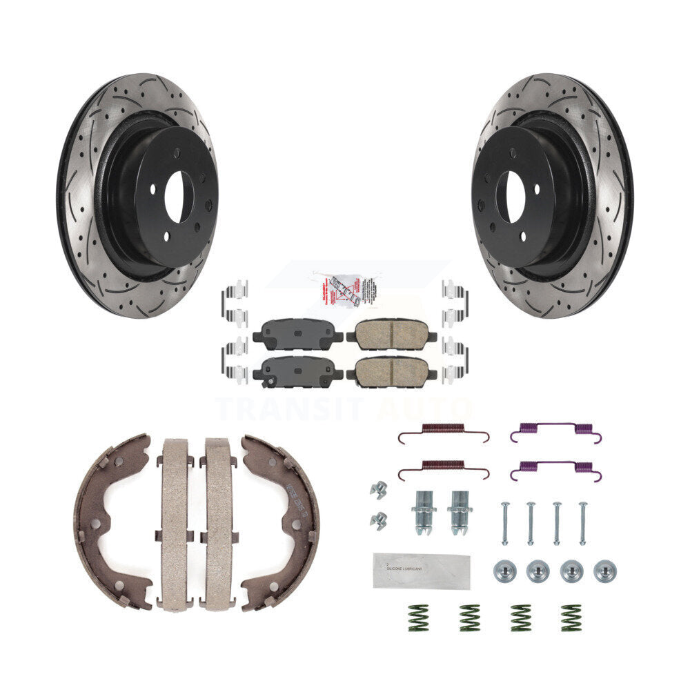 Transit Auto KDA-103674 Disc Brake Kit for 2007-2014 INFINITI Q60, INFINITI G37, INFINITI G35 - Rear product image