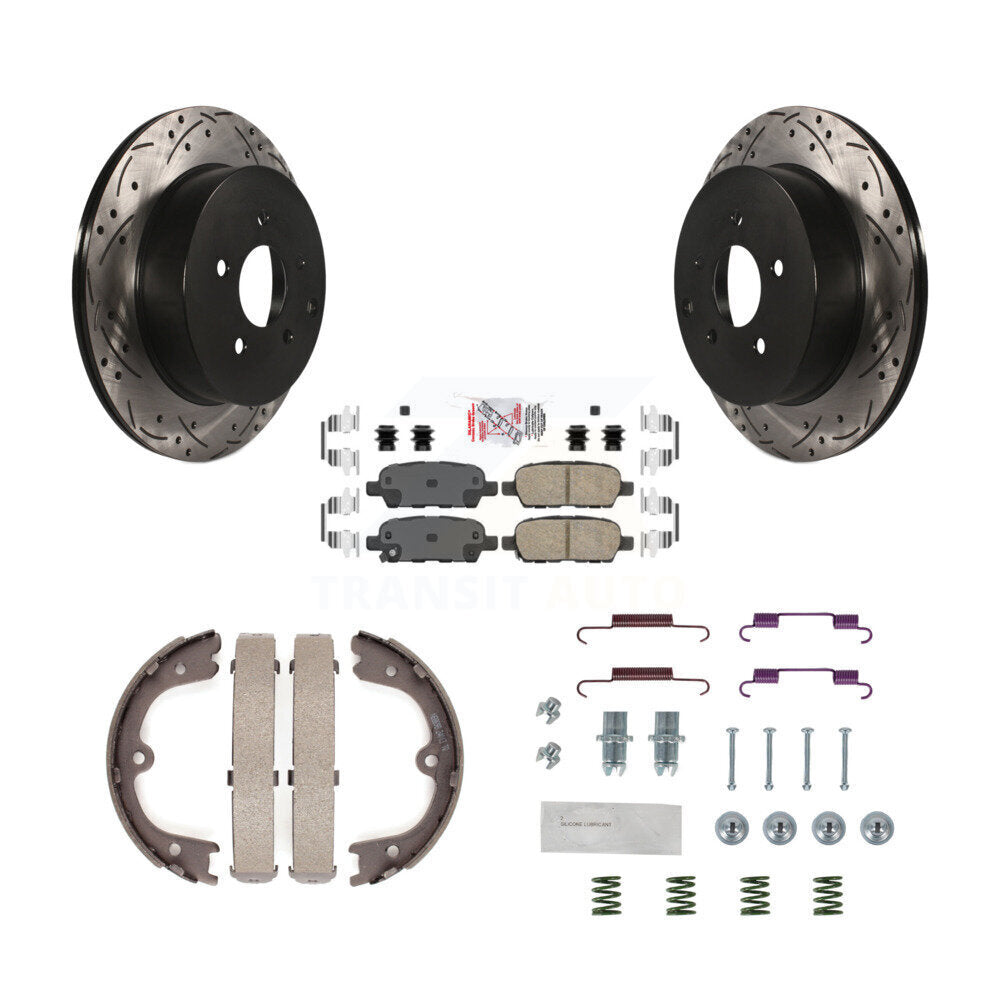 Transit Auto KDA-103675 Disc Brake Kit for 2009-2012 INFINITI FX35 - Rear product image