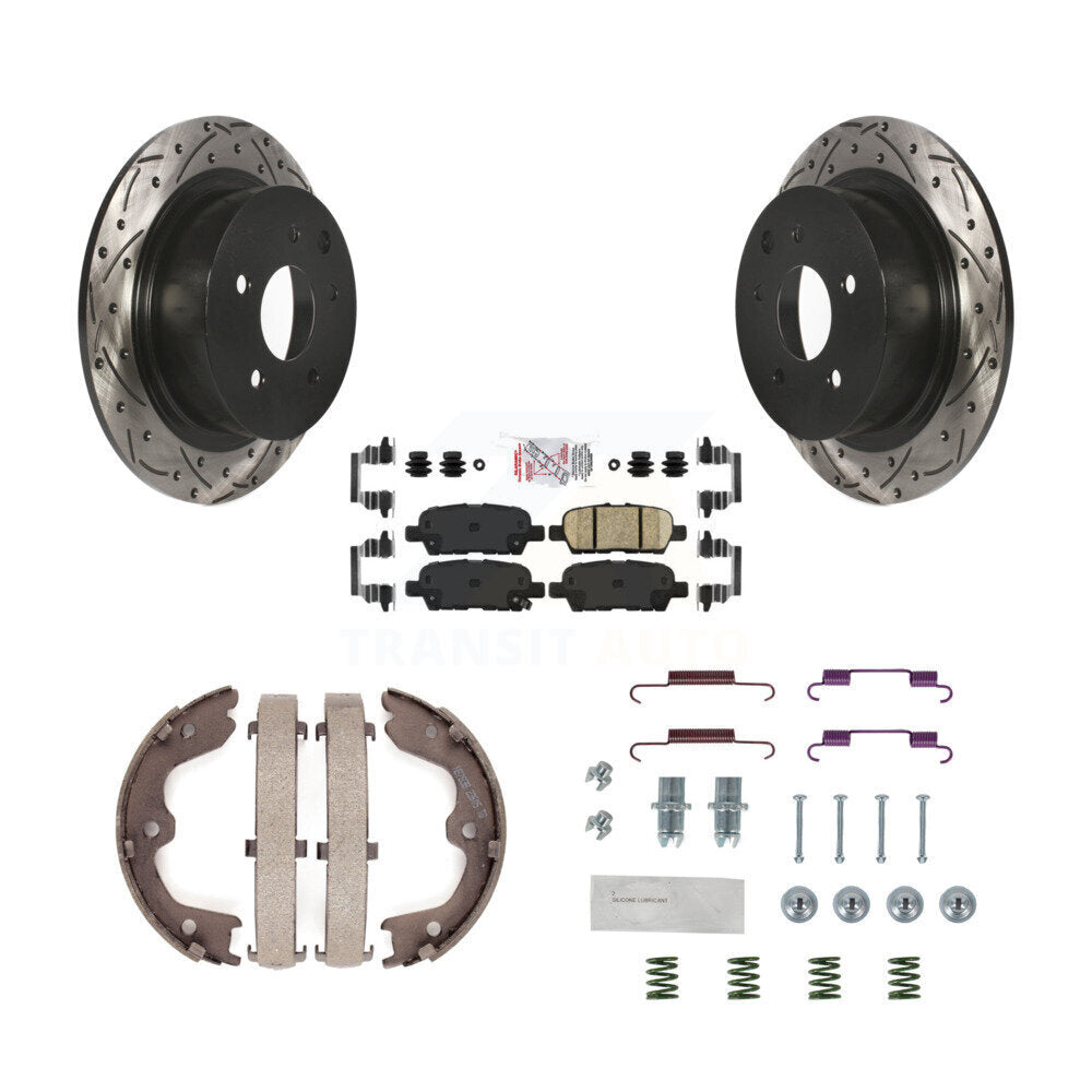 Transit Auto KDA-103678 Disc Brake Kit for 2002-2023 Nissan Altima, Nissan Maxima - Rear product image