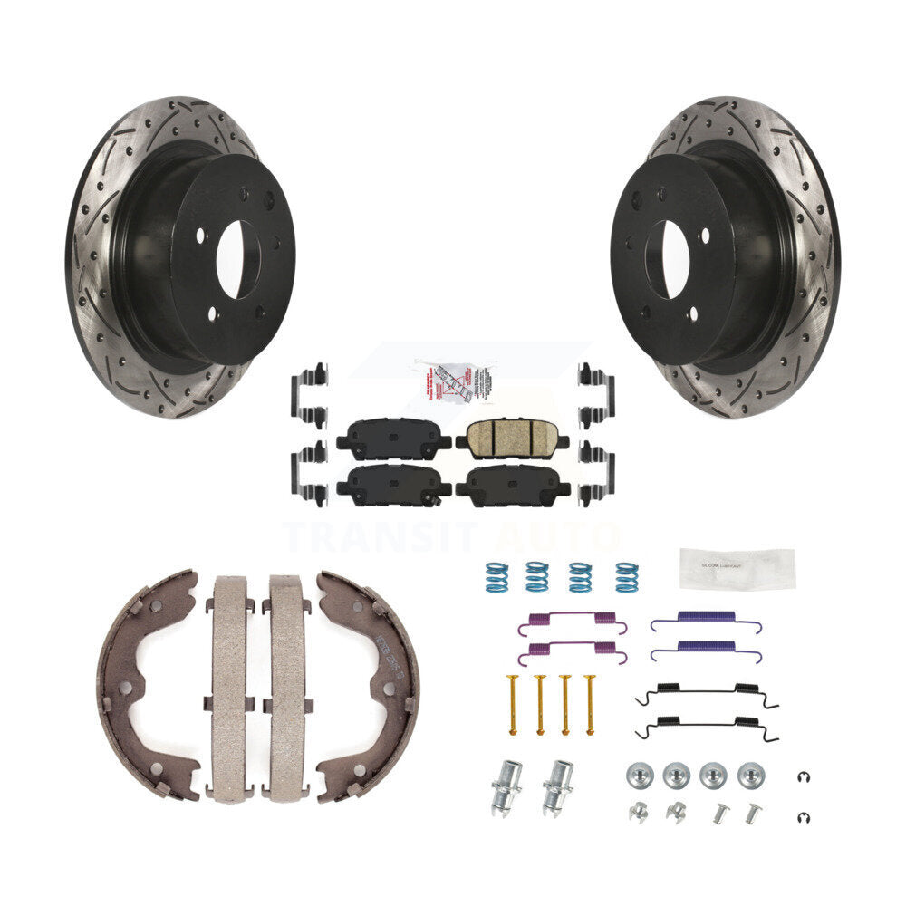 Transit Auto KDA-103679 Disc Brake Kit for 2007-2014 Nissan Altima - Rear product image