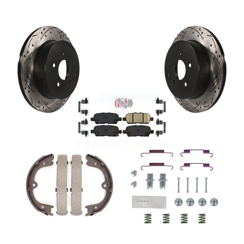 Transit Auto KDA-103681 Disc Brake Kit for 2003-2016 INFINITI Q70, INFINITI Q70L, INFINITI QX70 & more - Rear product image