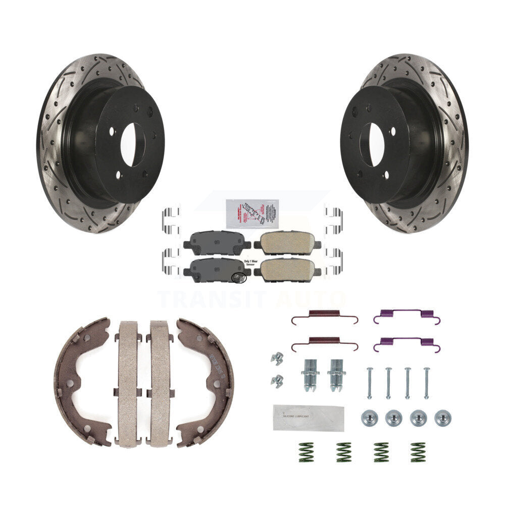 Transit Auto KDA-103692 Disc Brake Kit for 2002-2023 Nissan Altima, Nissan Maxima - Rear product image