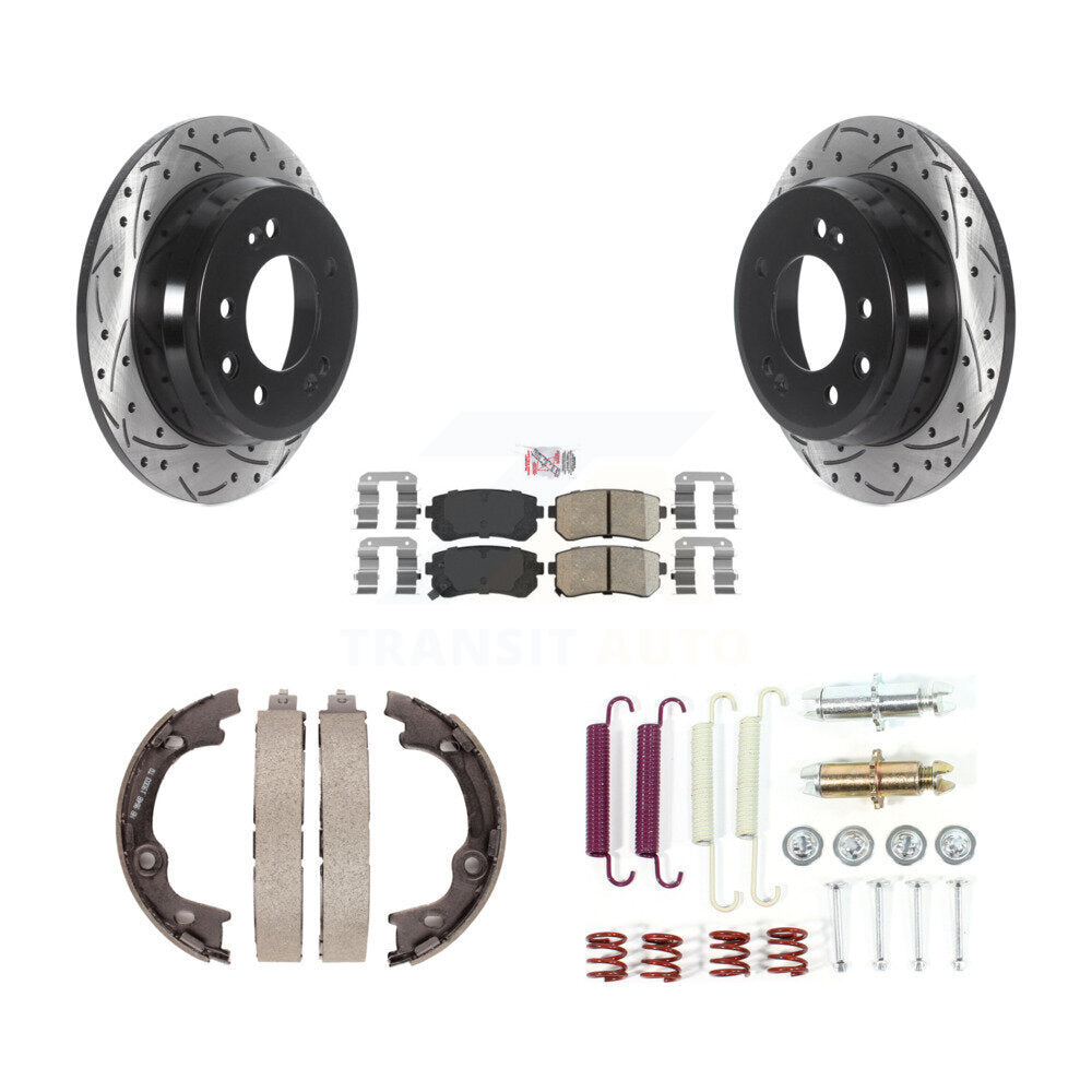 Transit Auto KDA-103700 Disc Brake Kit for 2009-2011 Hyundai Elantra - Rear product image