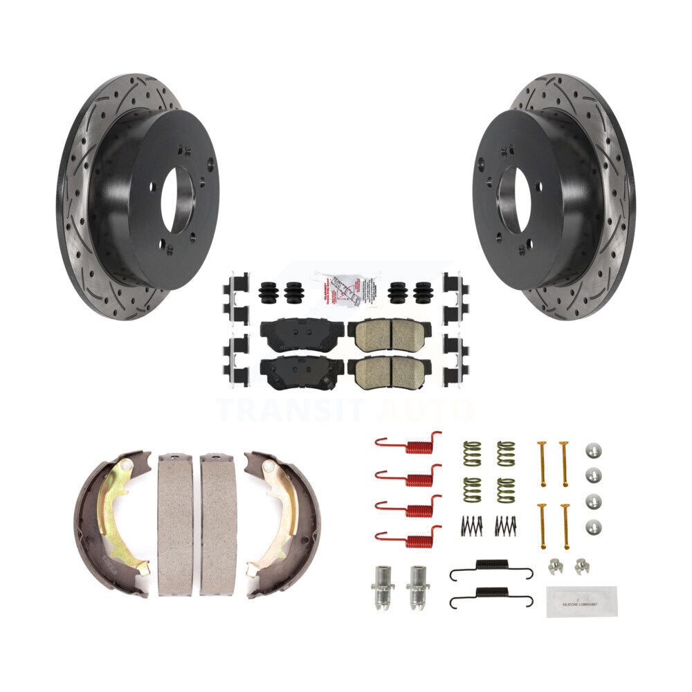 Transit Auto KDA-103701 Disc Brake Kit for 2005-2010 Hyundai Tucson, Kia Sportage - Rear product image