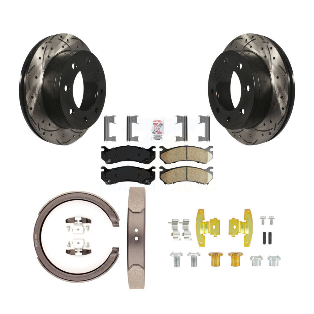 Transit Auto KDA-103703 Disc Brake Kit for 2001-2003 GMC Yukon XL 2500, Chevrolet Silverado 1500 HD, GMC Sierra 1500 HD - Rear product image