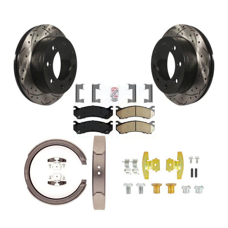 Transit Auto KDA-103703 Disc Brake Kit for 2001-2003 GMC Yukon XL 2500, Chevrolet Silverado 1500 HD, GMC Sierra 1500 HD - Rear product image