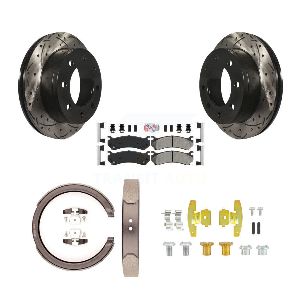 Transit Auto KDA-103704 Disc Brake Kit for 2001-2003 GMC Yukon XL 2500, Chevrolet Silverado 1500 HD, GMC Sierra 1500 HD - Rear product image