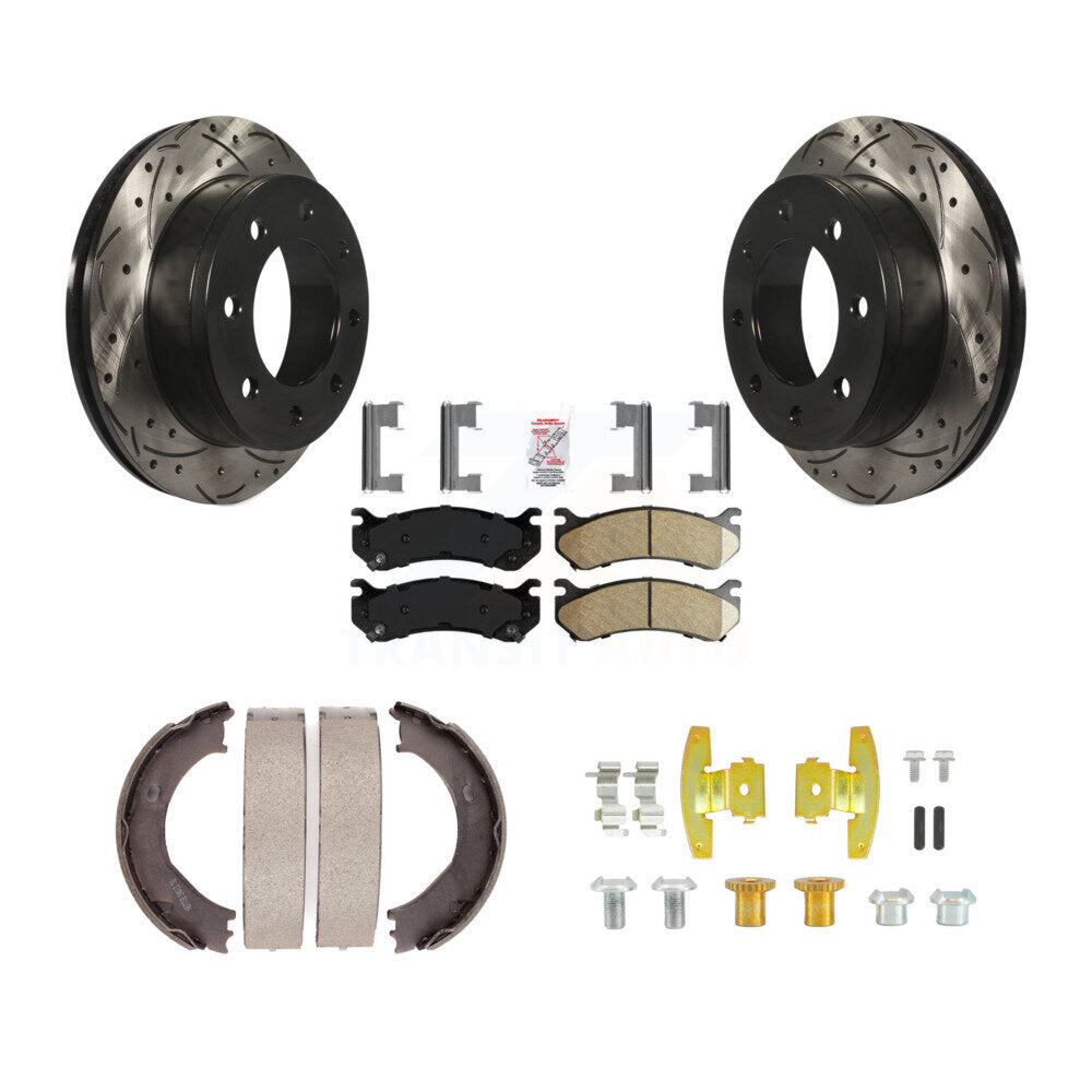 Transit Auto KDA-103705 Disc Brake Kit for 2001-2005 Chevrolet Suburban 2500, GMC Yukon XL 2500, Chevrolet Silverado 1500 HD & more - Rear product image