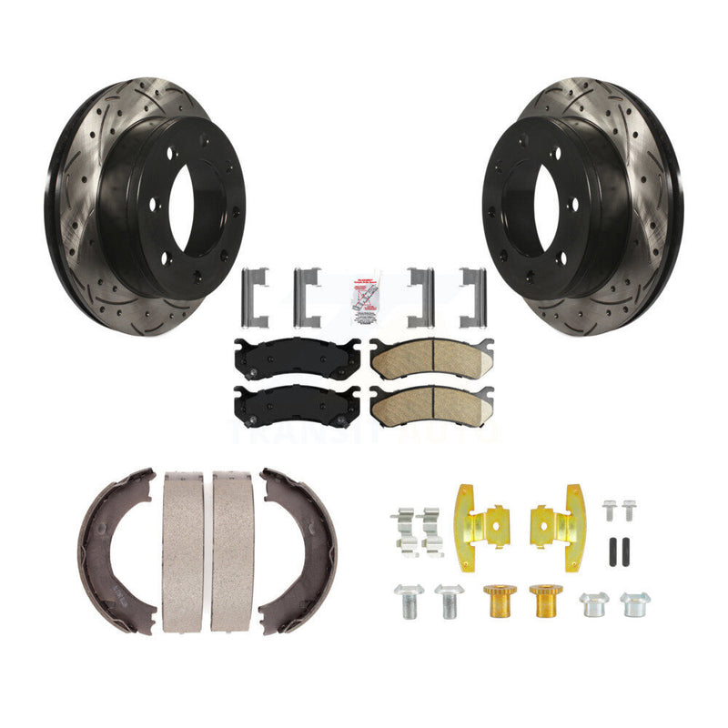 Transit Auto KDA-103705 Disc Brake Kit for 2001-2005 Chevrolet Suburban 2500, GMC Yukon XL 2500, Chevrolet Silverado 1500 HD & more - Rear product image