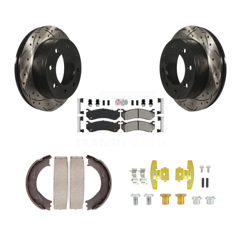 Transit Auto KDA-103706 Disc Brake Kit for 2001-2005 Chevrolet Suburban 2500, GMC Yukon XL 2500, Chevrolet Silverado 1500 HD & more - Rear product image